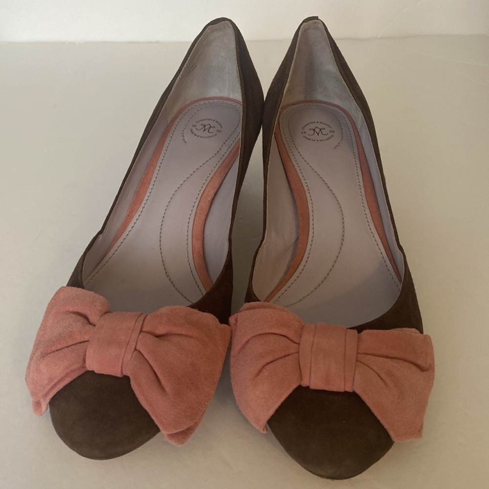 Johnston&Murphy cute little bow pumps size 8M - Picture 5 of 14